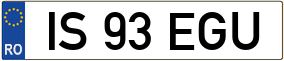 Truck License Plate